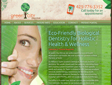 Tablet Screenshot of greencitydental.com